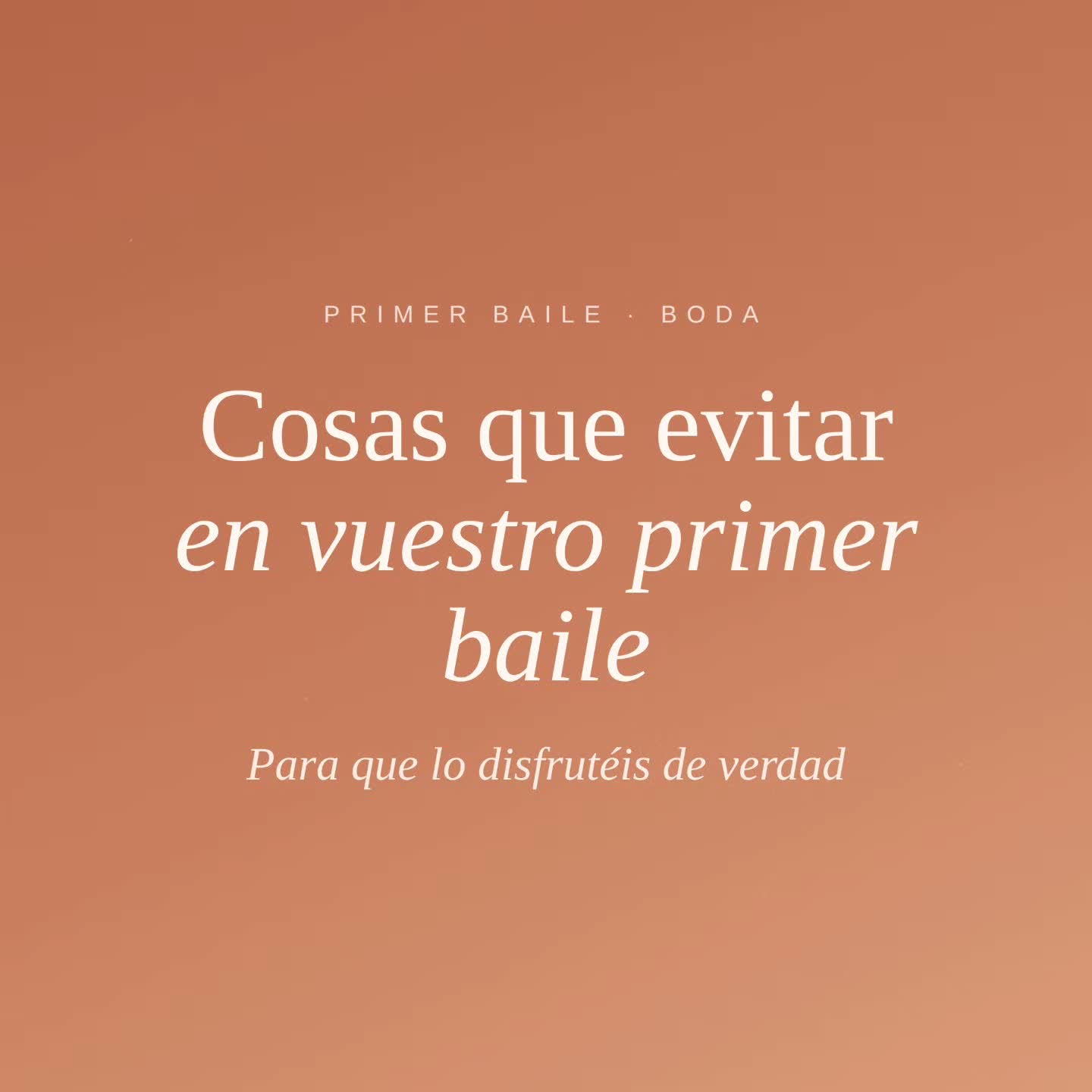Publicación de Instagram de Baile de boda con Julie